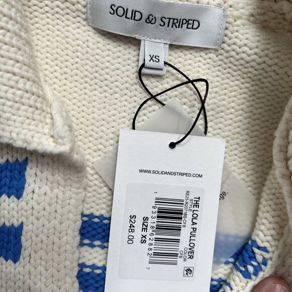 Solid & Striped The Lola Pullover in Marina Blue - Picture 4 of 4